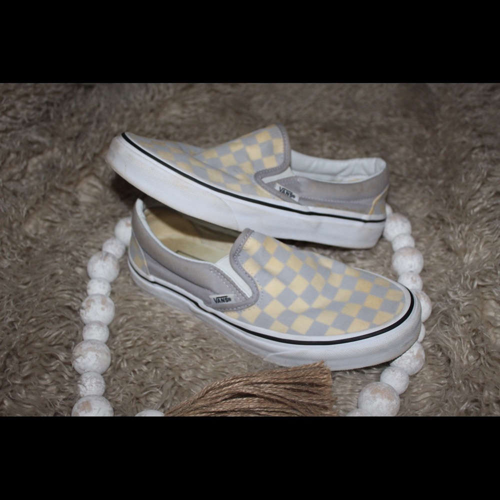 Cream and Grey Vans!!!